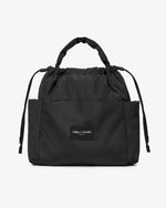 Luna Black Drawstring Tote