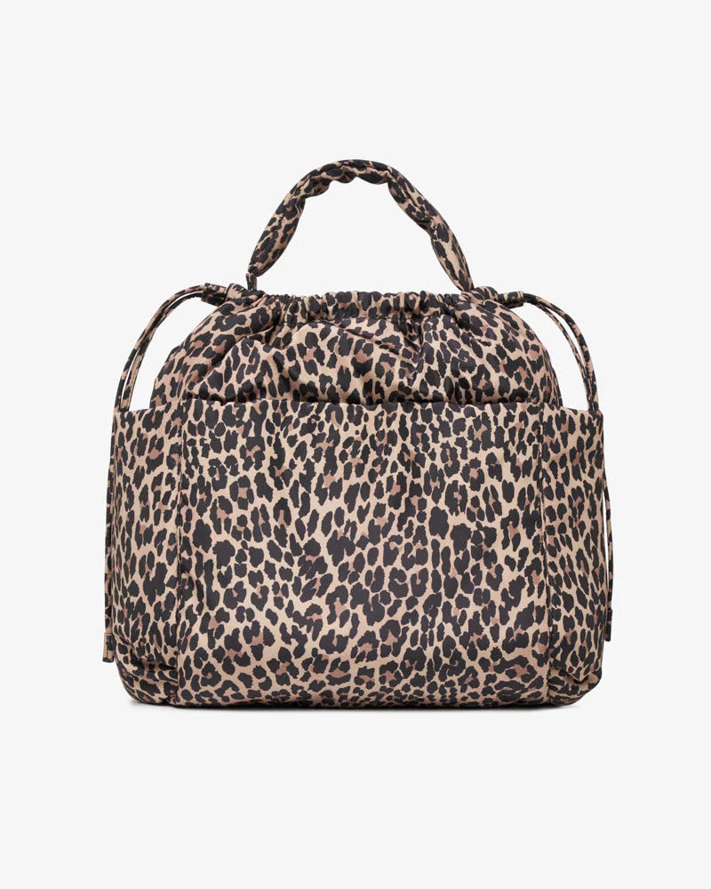 Tiba + Marl Luna Leopard Drawstring Tote | Casa Childrenswear