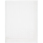 Glacier White Knit Baby Blanket