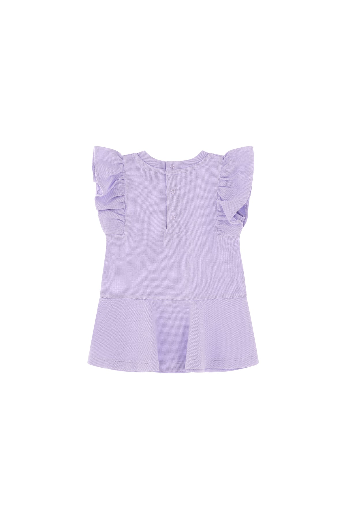 Moschino Baby Girls Pastel Lilac Cotton Dress | Casa Childrenswear