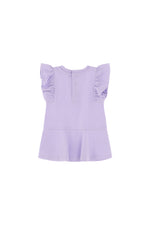 Moschino Baby Girls Pastel Lilac Cotton Dress | Casa Childrenswear
