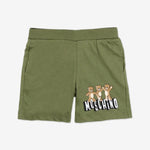 Moschino Baby Boys 3 Bear Green Short Set | Casa Childrenswear