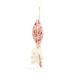 Jellycat Blossom Cream Bunny 'Berry' Musical Pull | Casa Childrenswear