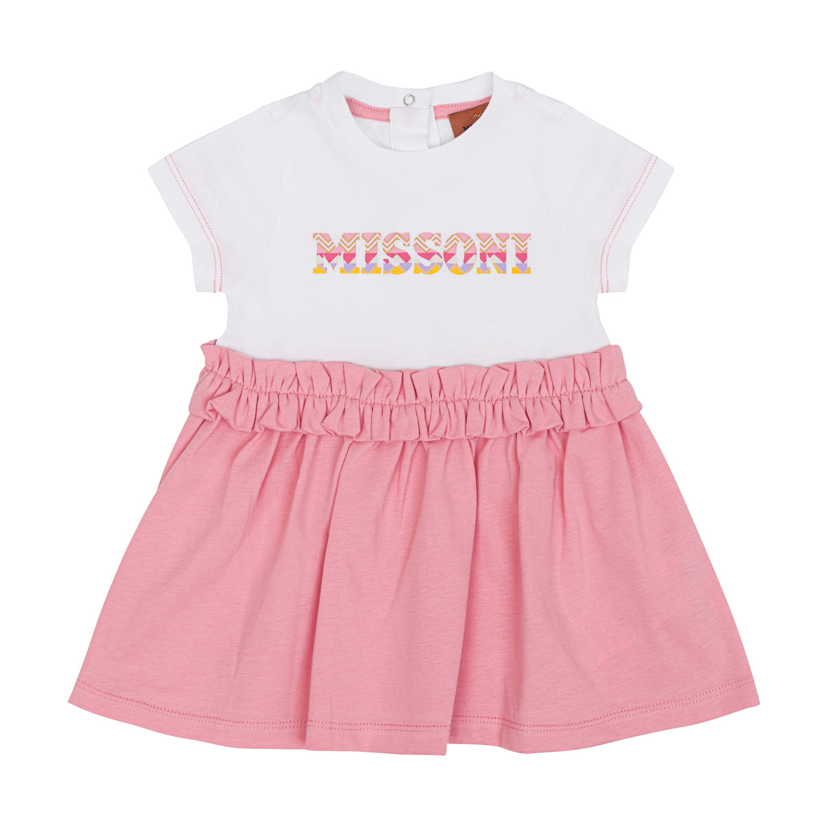 Missoni Print Jersey Dress Pink