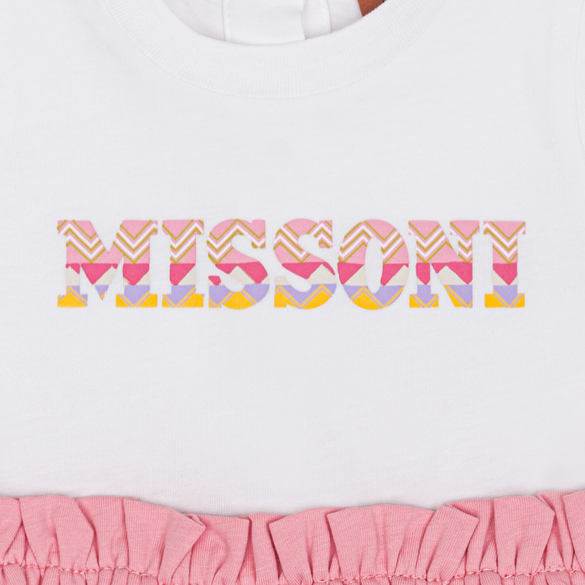 Missoni Print Jersey Dress Pink