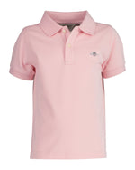 Small Shield Pique Polo Pink