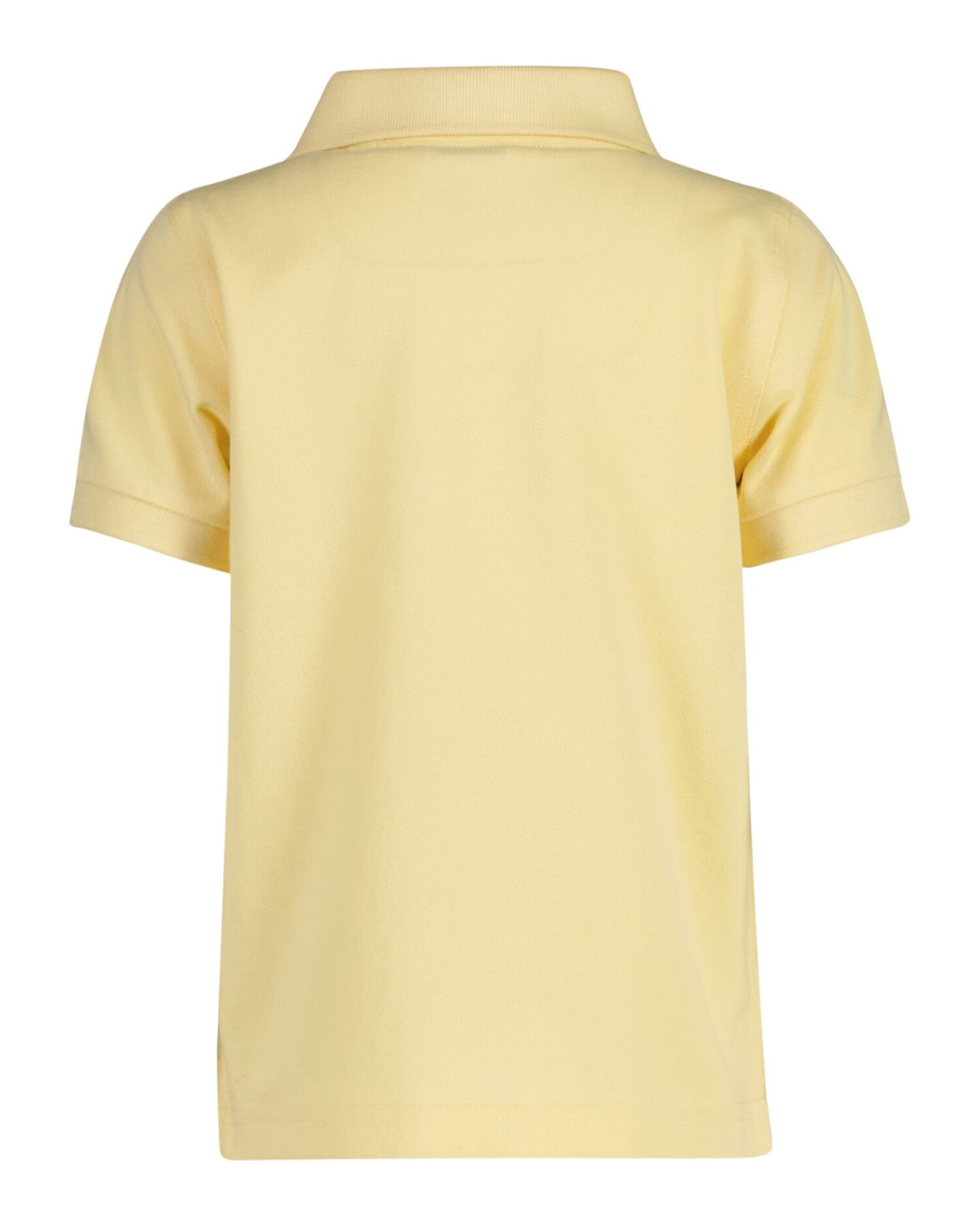 Small Shield Pique Polo Yellow