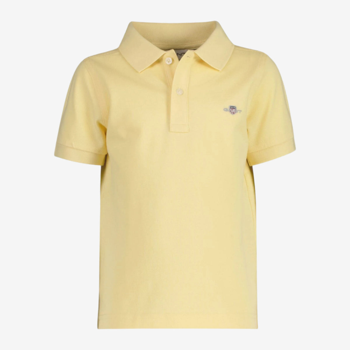 Small Shield Pique Polo Yellow