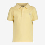 Small Shield Pique Polo Yellow