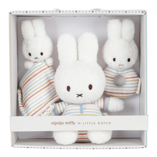 Miffy Gift Set - Vintage Sunny Stripes