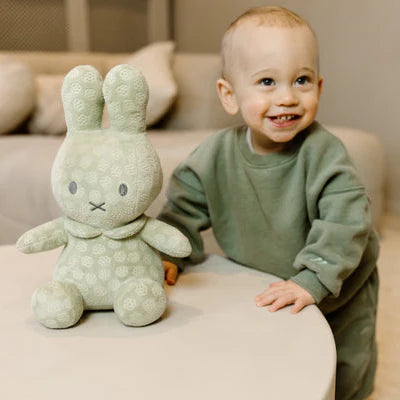 Miffy Cuddle 30 cm Green Flower | Casa Childrenswear