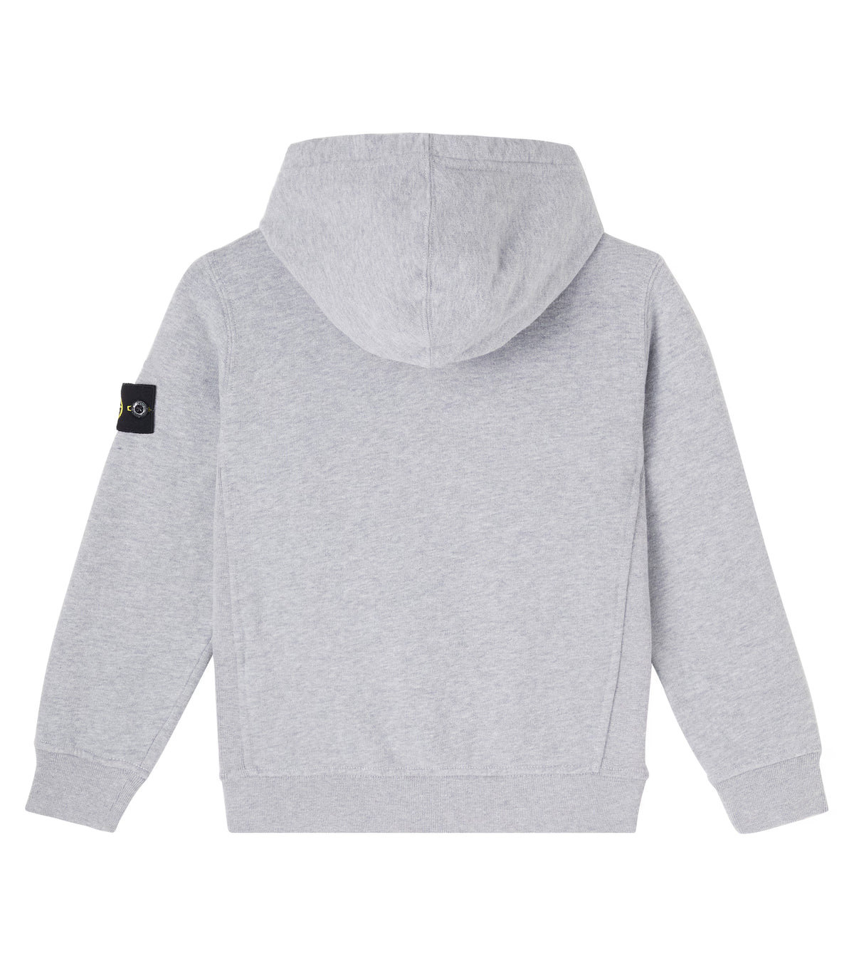 Stone Island Grey Logo Hoodie | Casa Childrenswear