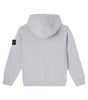 Stone Island Grey Logo Hoodie | Casa Childrenswear
