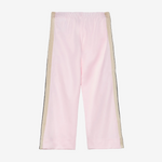 Palm Angels Girls Pink Wide Leg Track Pant | Casa Childrenswear