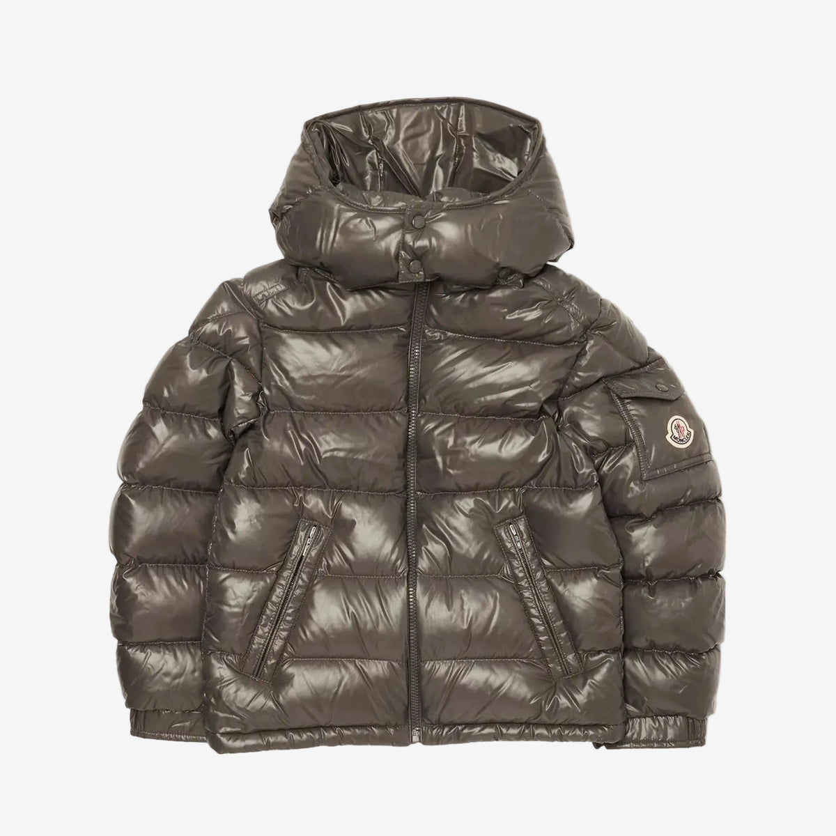 Moncler Enfant Boys Charcoal Maya Jacket | Casa Childrenswear