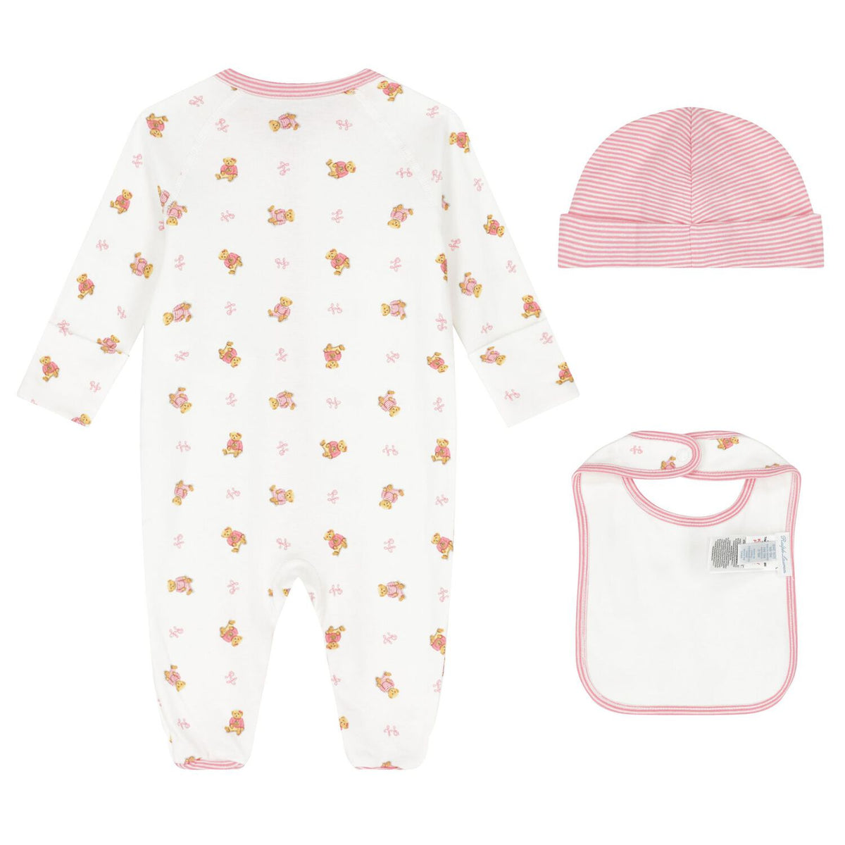 Polo Bear Three-Piece Gift Set Baby Girl