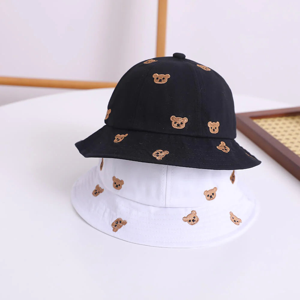 The Baby Bear Black Summer Bucket Hat