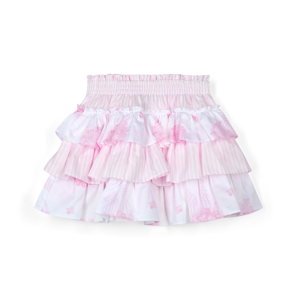 Casey Hydrangea Frill Skirt Set