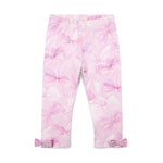 A Dee Ria Bow Print Legging Set with Bow | Casa Childrenswear