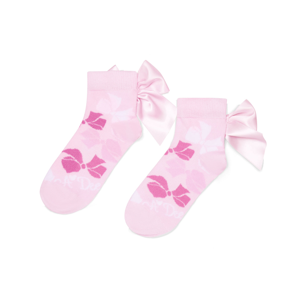 A Dee Rina Bow Print Ankle Socks | Casa Childrenswear
