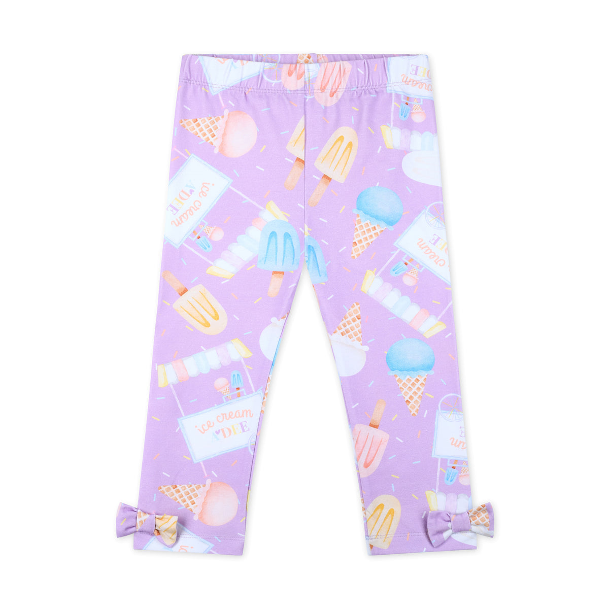 A Dee Scarlett Ice Cream Print Legging Set | Casa Childrenswear