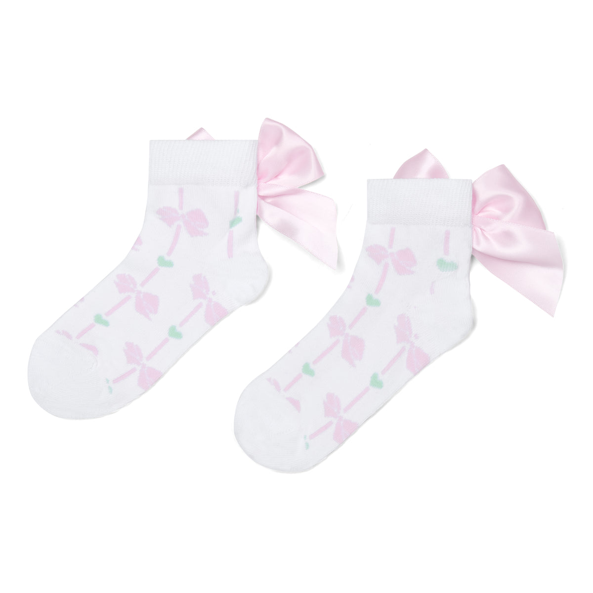 A Dee Rowan Bow and Stripes Ankle Sock | Casa Childrenswear