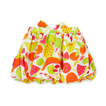 A Dee Tia Tutti Frutti Print Puff Skirt Set | Casa Childrenswear