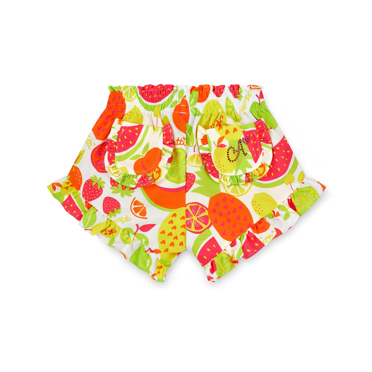 A Dee Tabitha Tutti Frutti Poly Short Set | Casa Childrenswear