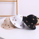 The Baby Bear Black Summer Bucket Hat