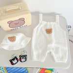 Cozy Crew Club Bear Cream Romper & Hat Set | Casa Childrenswear