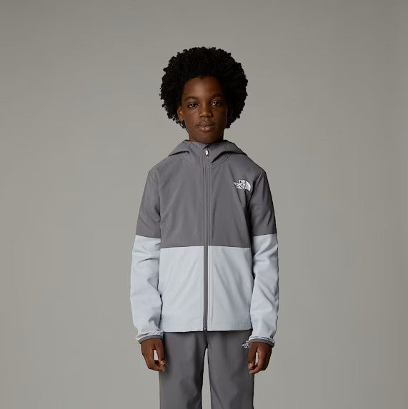 Two-tone Zip-Though Hooded Jacket