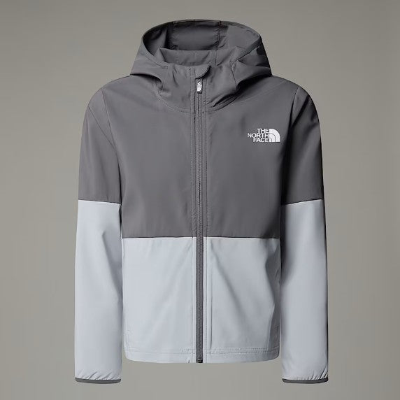 Two-tone Zip-Though Hooded Jacket