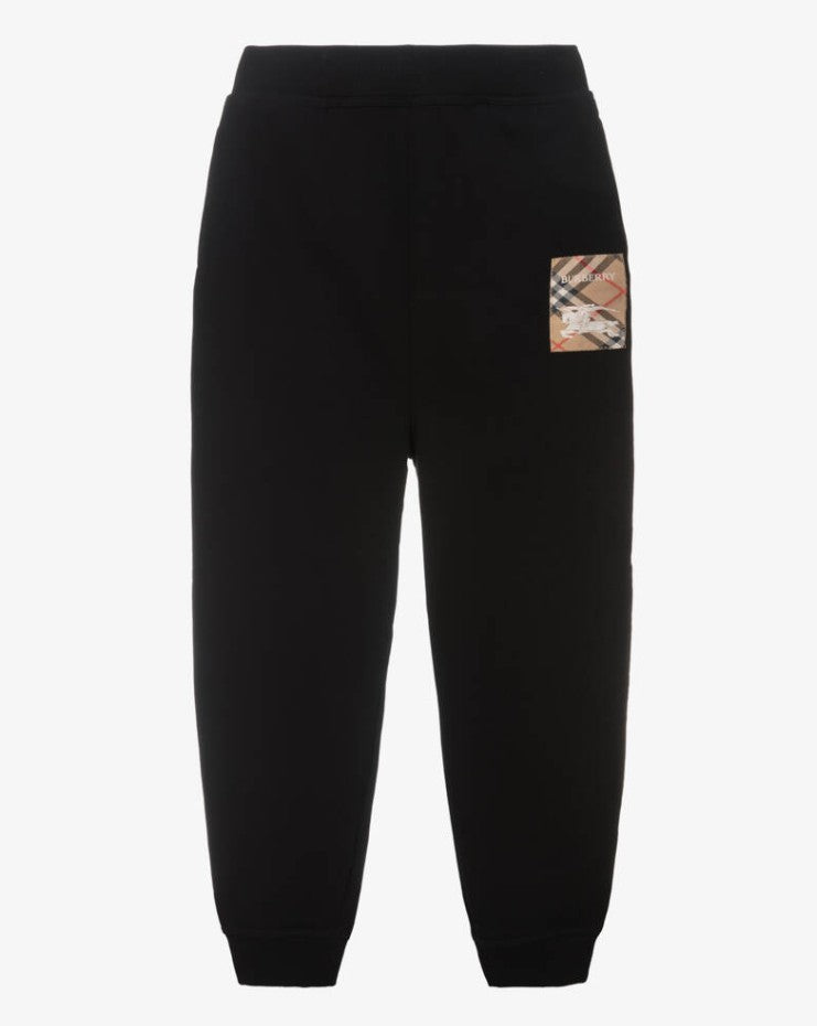 Boys Black Joggers