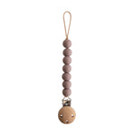 Mushie Pacifier Clips - Halo Ash | Casa Childrenswear