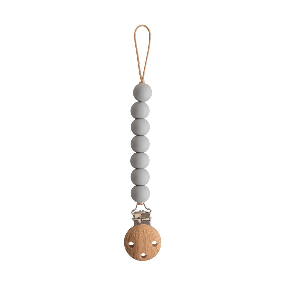 Mushie Pacifier Clips - Halo Stone | Casa Childrenswear