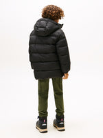 Black Essential Padded Parka
