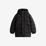 Black Essential Padded Parka