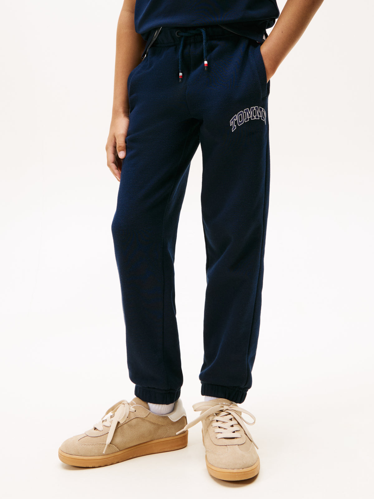 Blue Varsity Print Sweatpants