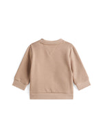 Baby Brown Towelling Fleece Sweatshirt