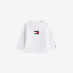 Baby White Small Flag T-Shirt