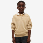 Tommy Hilfiger Boys Camel Rugby Sweatshirt - back view