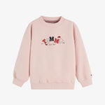 Tommy Hilfiger Baby Girls Pink Crewneck Sweatshirt - front view