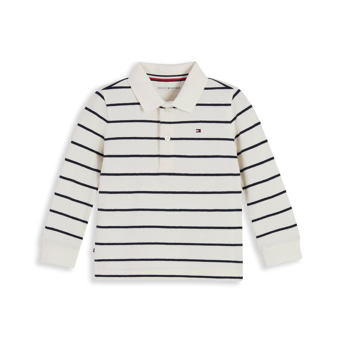 Baby Boys Ivory Striped Polo