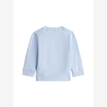Tommy Hilfiger Baby Light Blue Cotton Sweatshirt | Casa Childrenswear