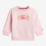 Tommy Hilfiger Baby Girls Pink Supersoft Sweatshirt | Casa Childrenswear