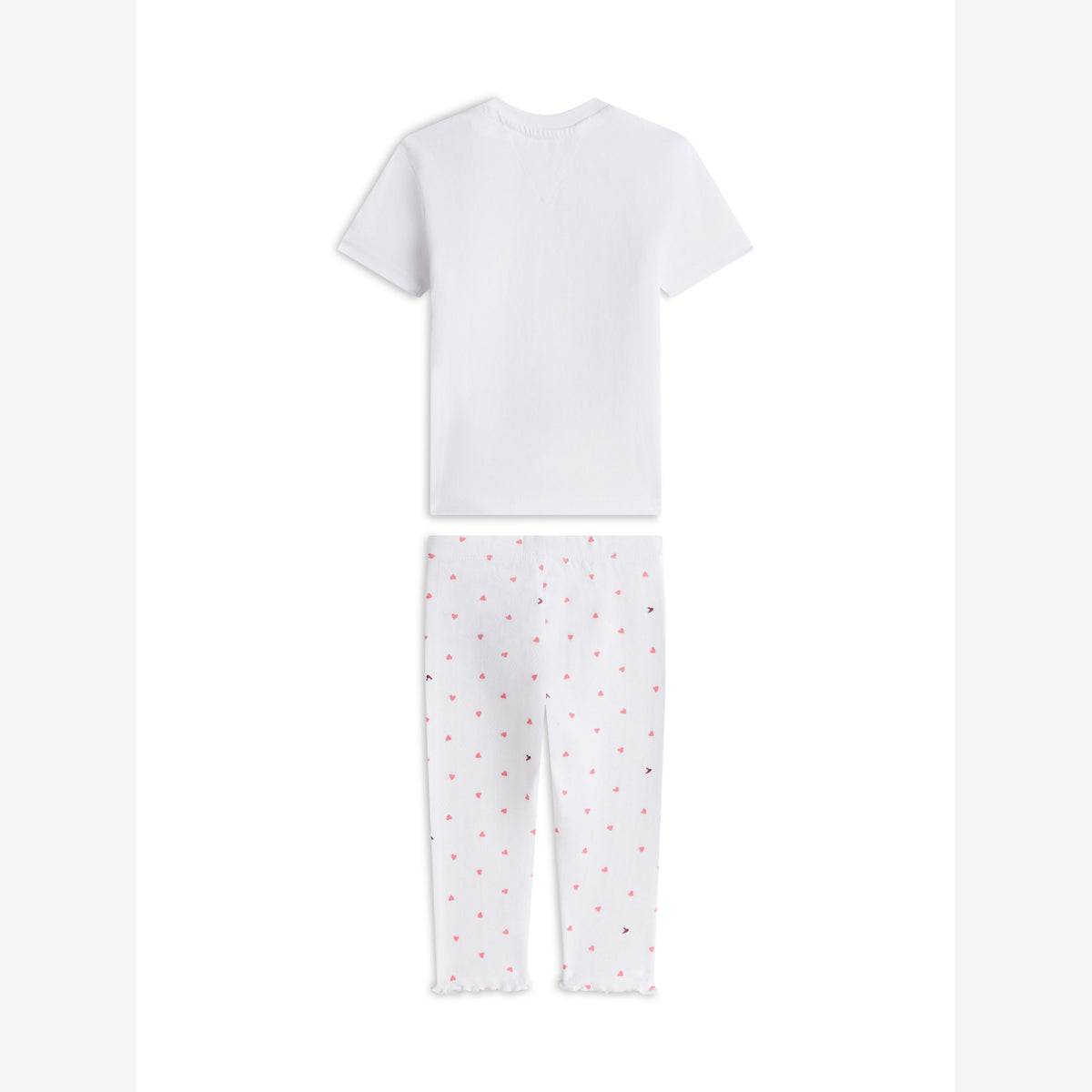 Tommy Hilfiger Baby Girls White T-Shirt and Legging Set | Casa Childrenswear