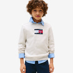 Grey Script Flag Sweatshirt