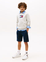Grey Script Flag Sweatshirt