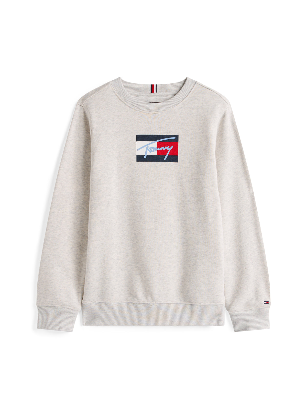 Grey Script Flag Sweatshirt