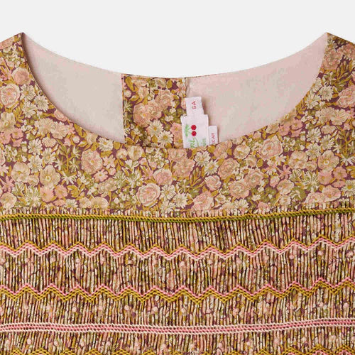 Bonpoint Flower Print Smock Dress | Casa Childrenswear